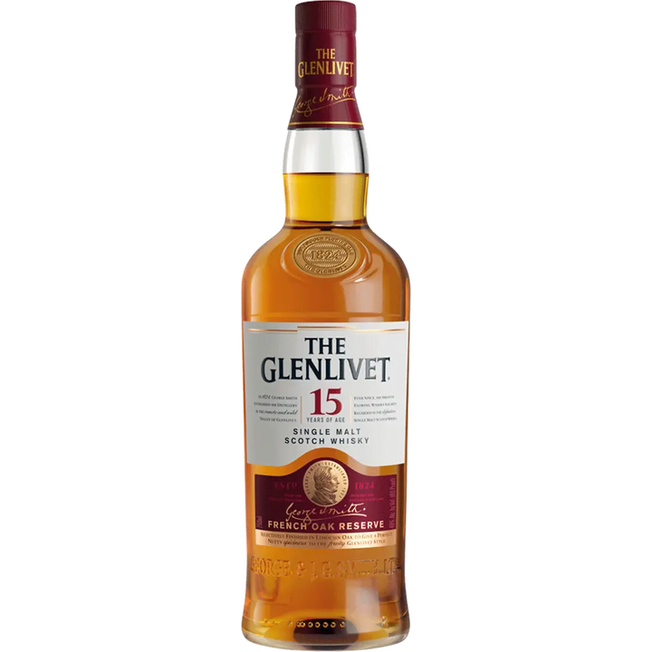 Glenlivet 15 year single malt scotch