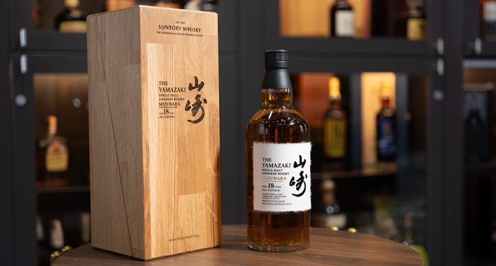 The Yamazaki 18 Years Japanese Single Malt Mizunara Oak Cask Whisky 750mL