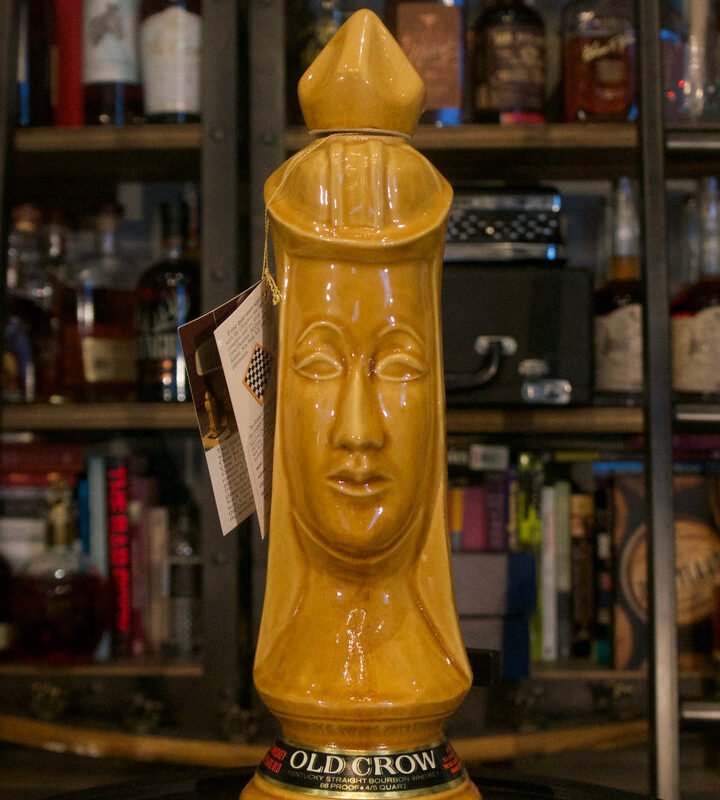 Old Crow Chessmen Light Queen 86 Proof (1969) 4/5 Quart