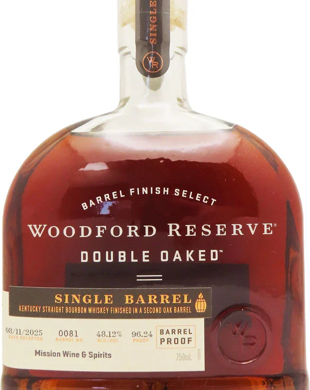 Woodford Reserve Double Oaked Barrel Proof 96.59 Proof Bourbon 750ml