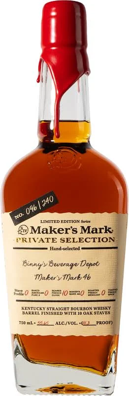 Maker’s Mark Wcwc Pick 112.3 Proof Single Barrel Bourbon Whisky 750ml