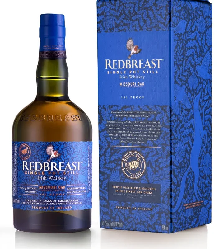 Redbreast Missouri Oak Edition 101 Proof Irish Whiskey 750ml