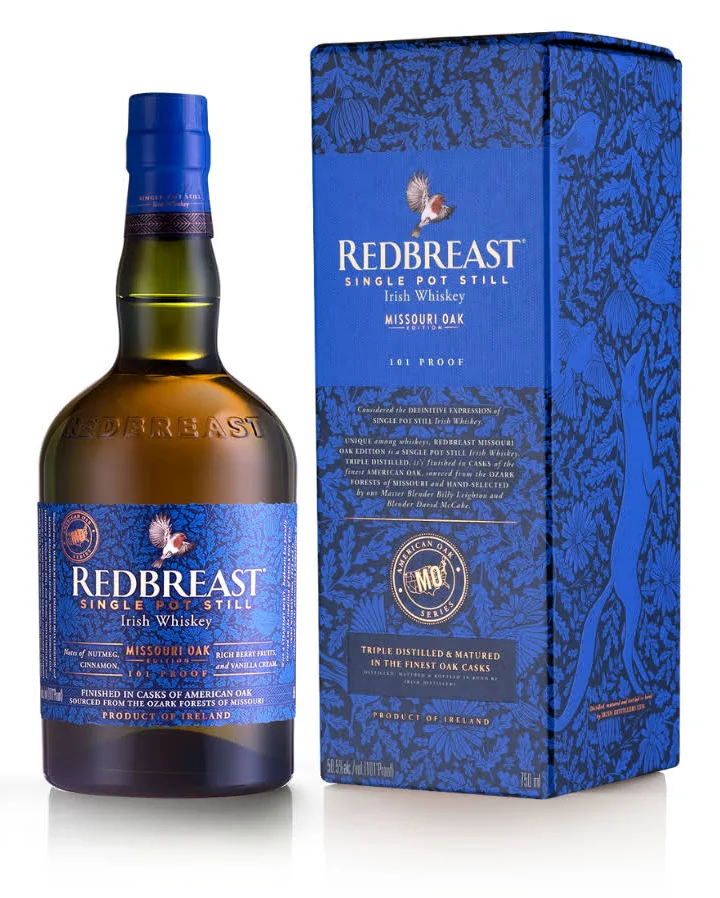 Redbreast Missouri Oak Edition 101 Proof Irish Whiskey 750ml