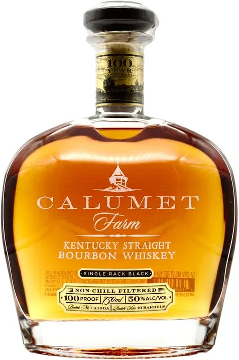 Calumet Farm Single Rack Centennial Bourbon 100 Proof (750 ml)