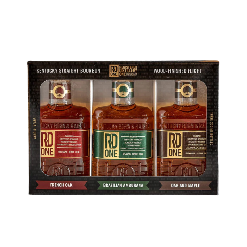Rd One Kentucky Straight Bourbon Wood-finished Flight Tasting Set 200ml