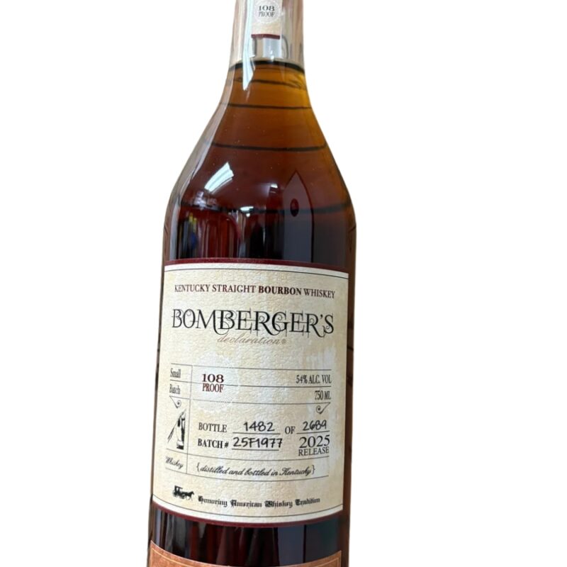 Bomberger's Declaration 2025 Release 108 Proof 750ml