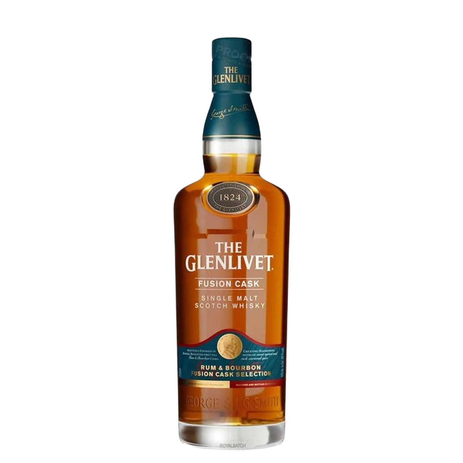 Glenlivet Rum & Bourbon Fusion Cask Single Malt Whisky 750 ml