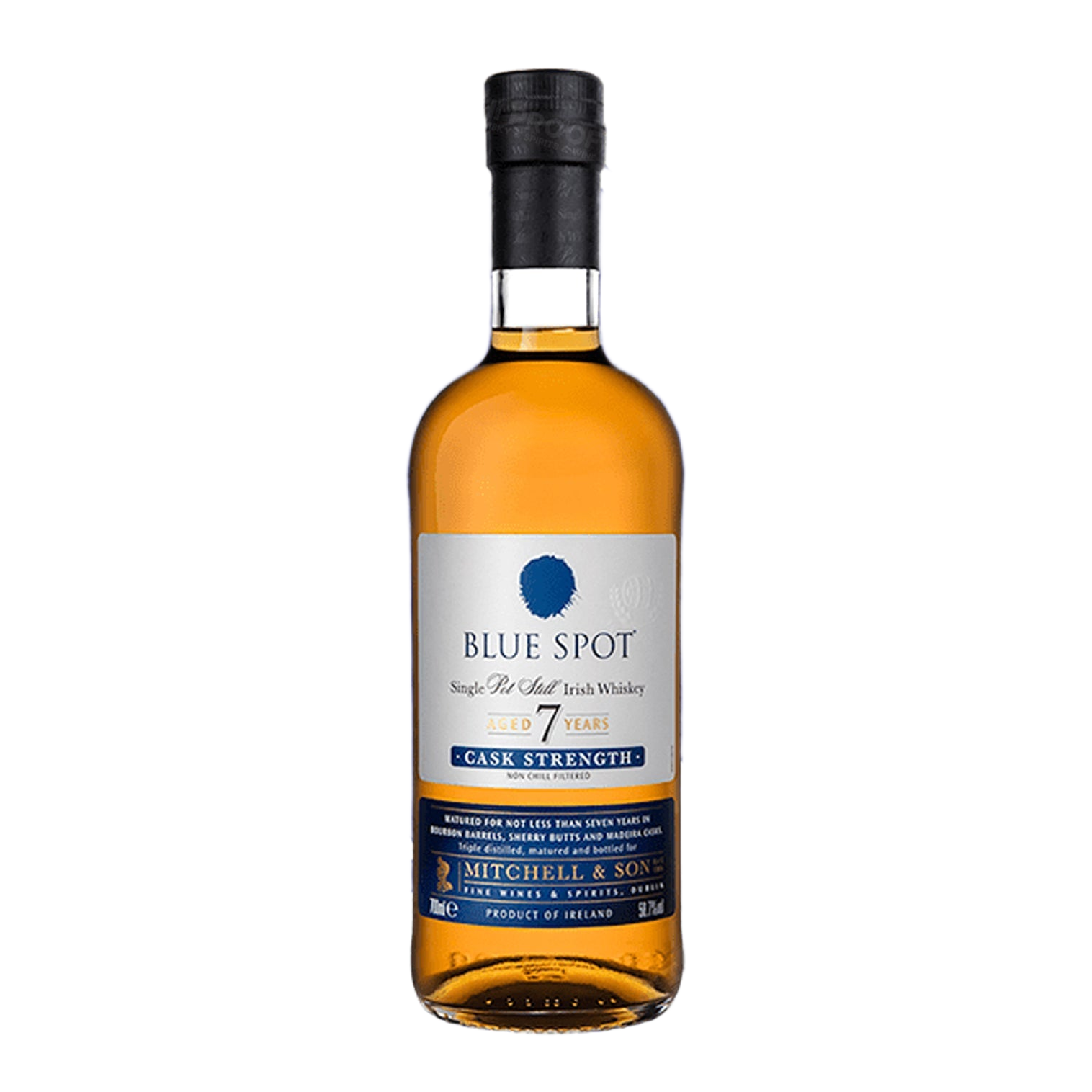 Blue Spot Irish Whiskey Cask Strength 7 Year Old 750ml