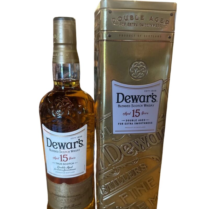 Dewars Double Aged 15 Year Scotch Whisky 750ml
