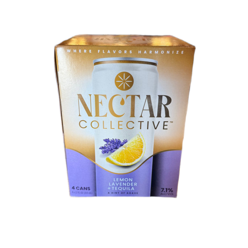 Nectar Collective Lemon Lavender Tequila 4pk/12 Fl Oz Cans
