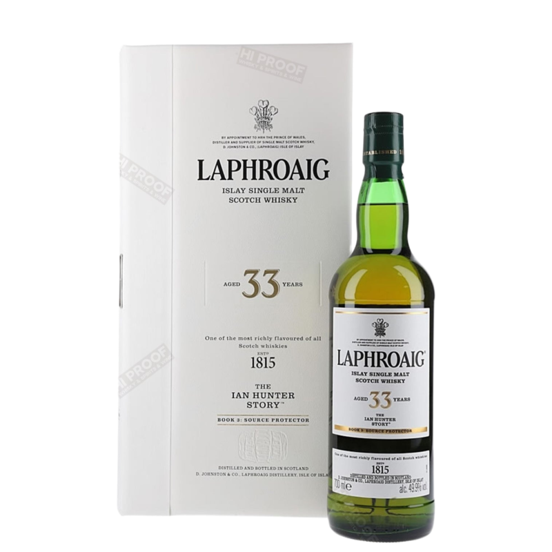 Laphroaig the Ian Hunter Story 'book 3 Source Protector' 33 Year Old Single Malt Scotch Whisky 750ml