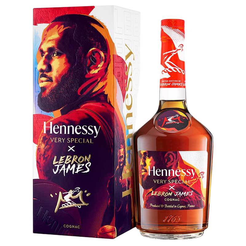 Hennessy Cognac Very Special X Lebron James 80 W/ Gift Box