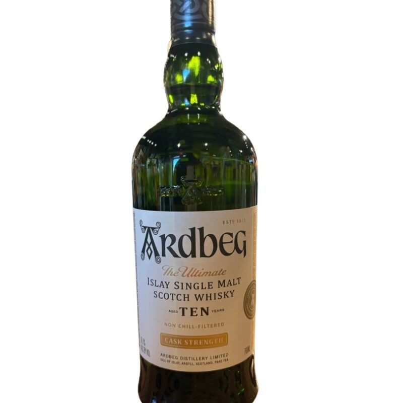 Ardbeg the Ultimate Ten Year Old Cask Strength 123.4 Proof Single Malt Scotch Whisky 700ml Limit 2