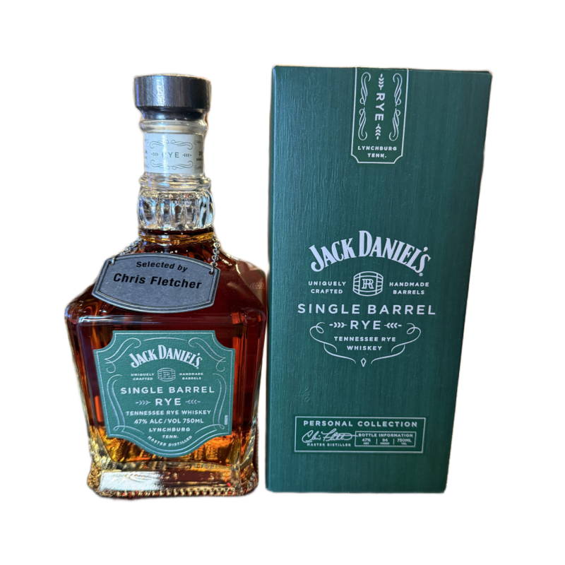 Jack Daniel's Single Barrel Rye Selected by Jack Daniel Master Distiller Chris Fletcher 750ml
