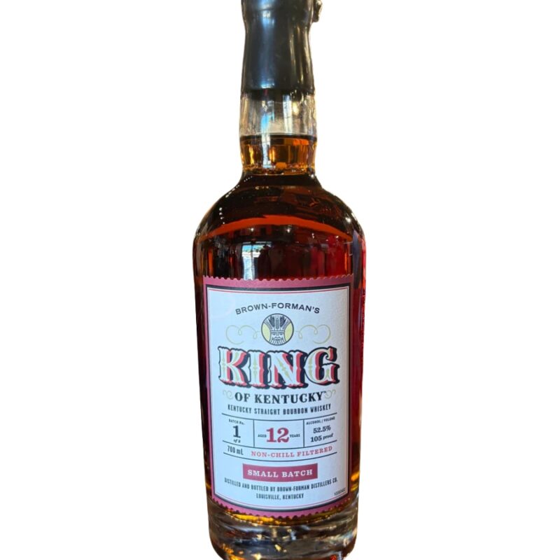 King of Kentucky 12 Year Small Batch – Batch 1 Kentucky Straight Bourbon Whiskey 105 Proof 700ml