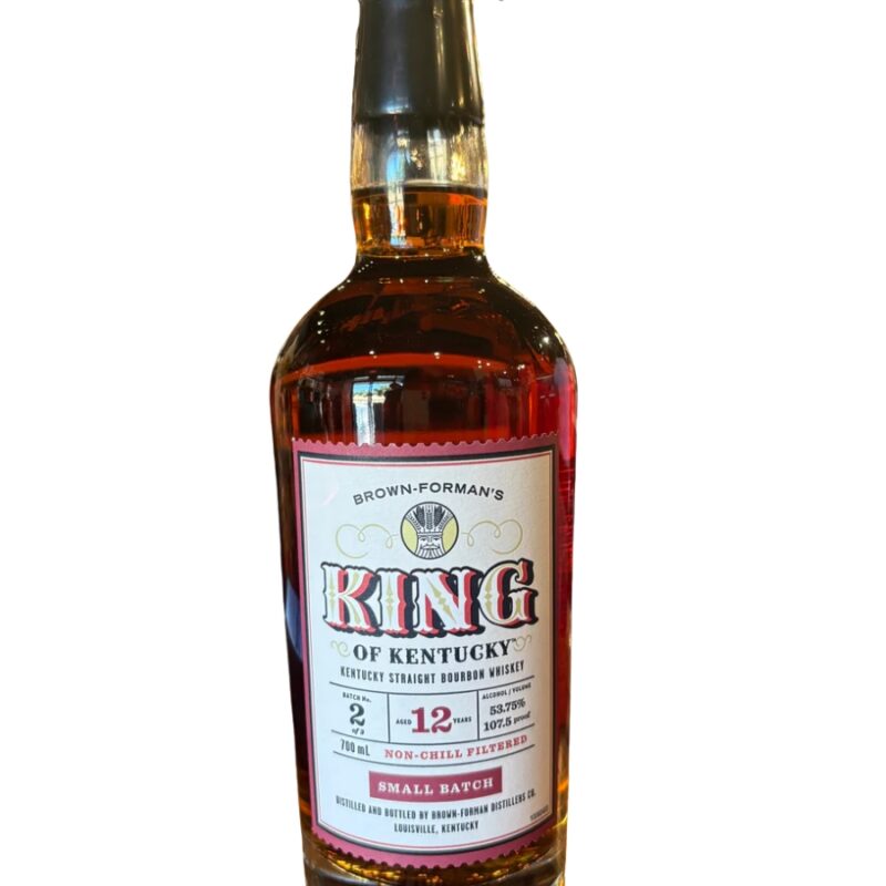 King of Kentucky 12 Year Small Batch – Batch 2 Kentucky Straight Bourbon Whiskey 107.5 Proof 700ml