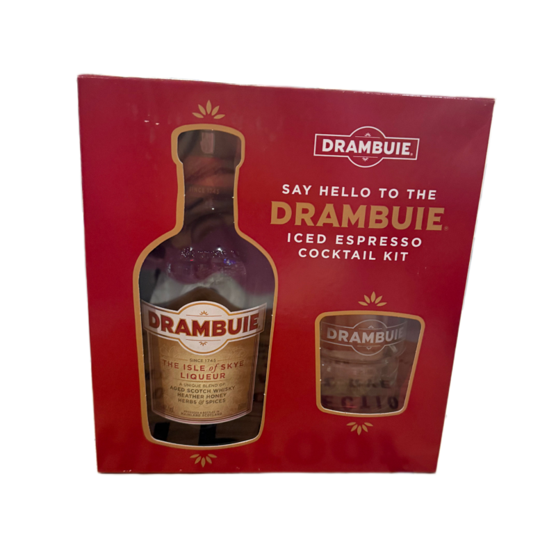 Drambuie Liqueur 2024 W/glass Gift Set 750ml