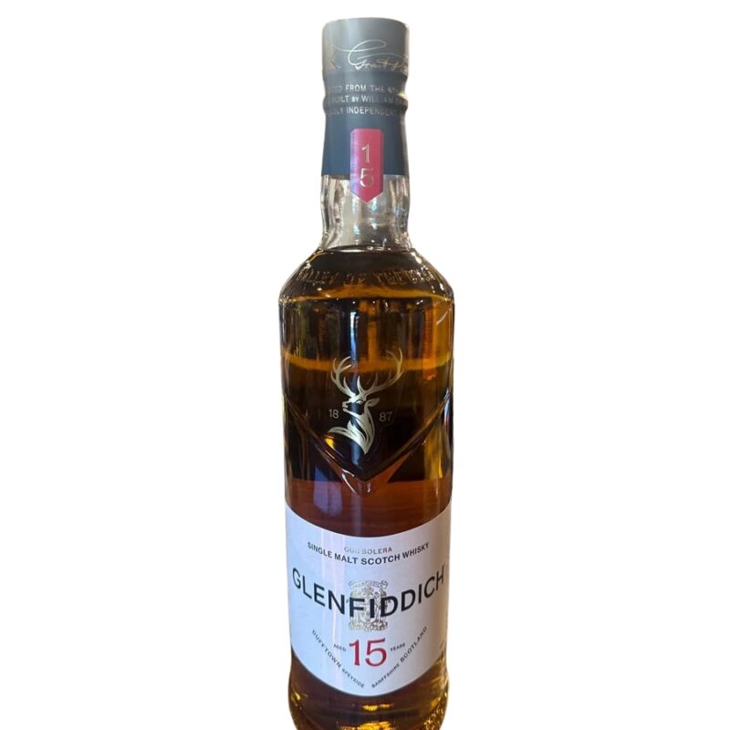 Glenfiddich 15 Year Old Solera Reserve Single Malt Scotch Whisky 750ml
