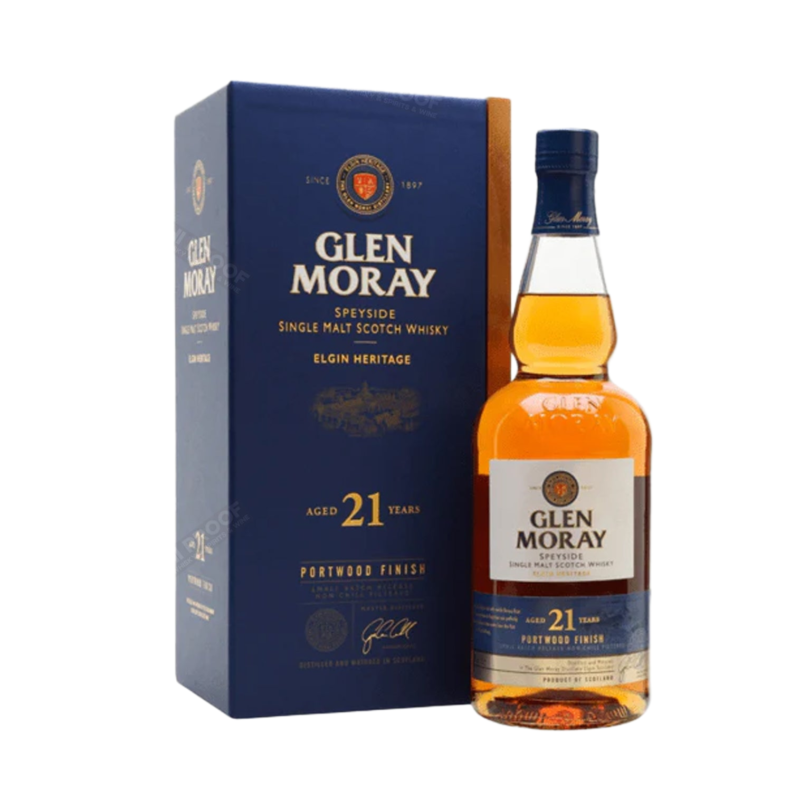 Glen Moray Elgin Heritage Portwood Finish 21 Year Old Single Malt Scotch Whisky 750ml