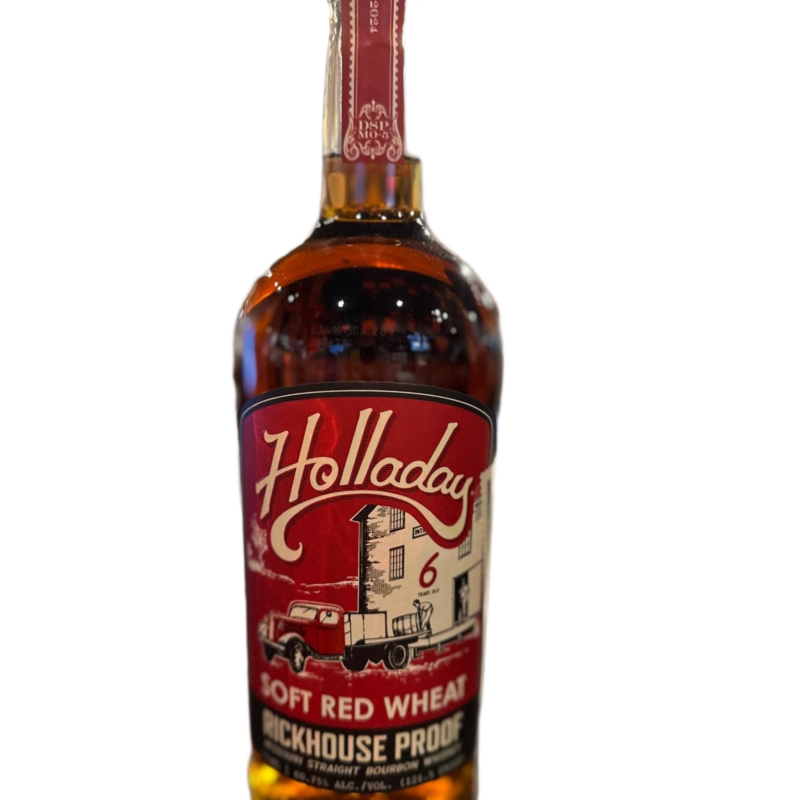 Ben Holladay 'soft Red Wheat' Rickhouse Proof Straight Bourbon Whiskey, Missouri
