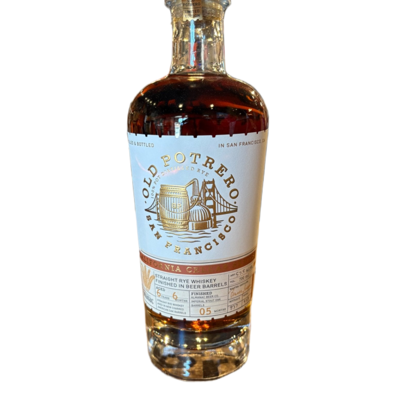 Old Potrero California Cellar Series #04 Almanac Beer Finish 115 Proof 700ml