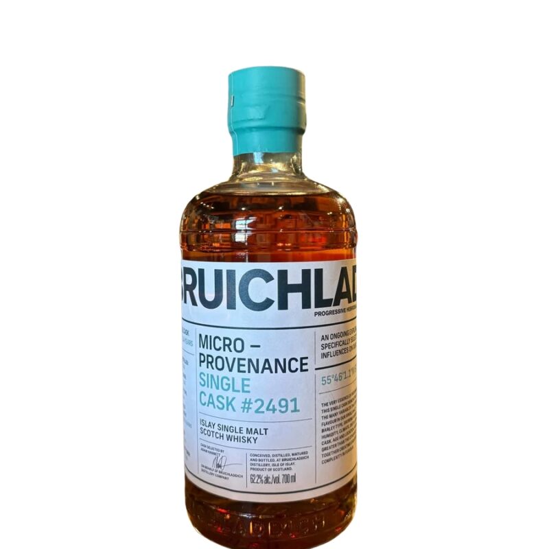 Bruichladdich Micro-provenance Single Cask #2491 124.4 Proof 700ml