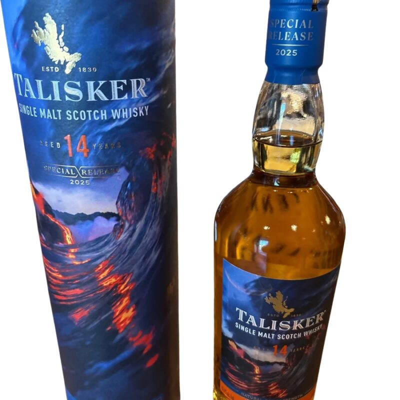 Talisker 14 Year Natural Cask Strength Single Malt Scotch Whisky 750ml 2025 Release