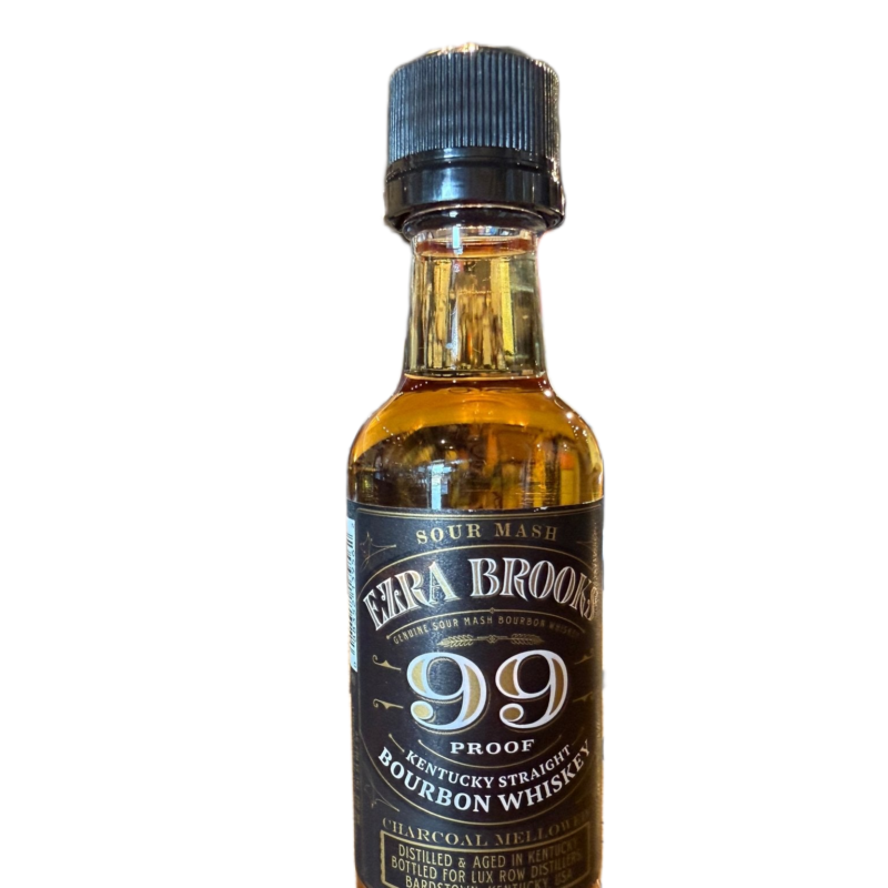 Ezra Brooks Straight Bourbon 99 Proof Whiskey 50ml