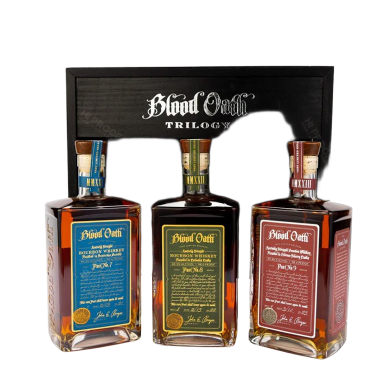 Blood Oath Trilogy 7 8 9 Third Edition Straight Bourbon Blood Oath Trilogy Third Edition Straight Bourbon 3 Pack 750ml