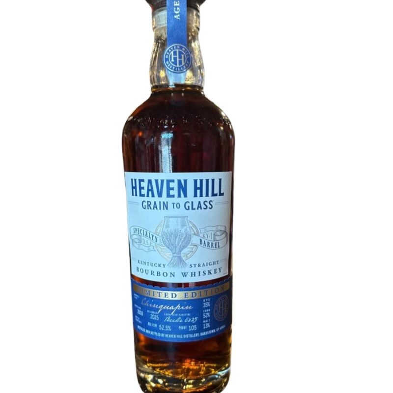Heaven Hill Grain to Glass Specialty Barrel Series Chinquapin Oak Kentucky Straight Bourbon Whiskey 750 ml