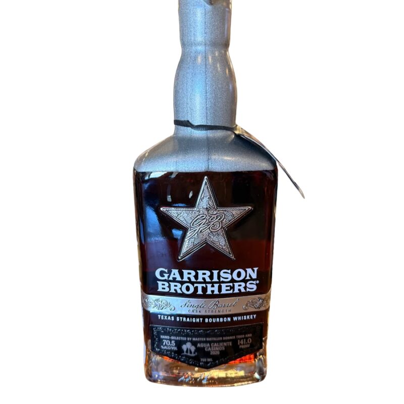 Garrison Brothers Single Barrel Cask Strength Texas Straight Bourbon 141 Proof 750ml