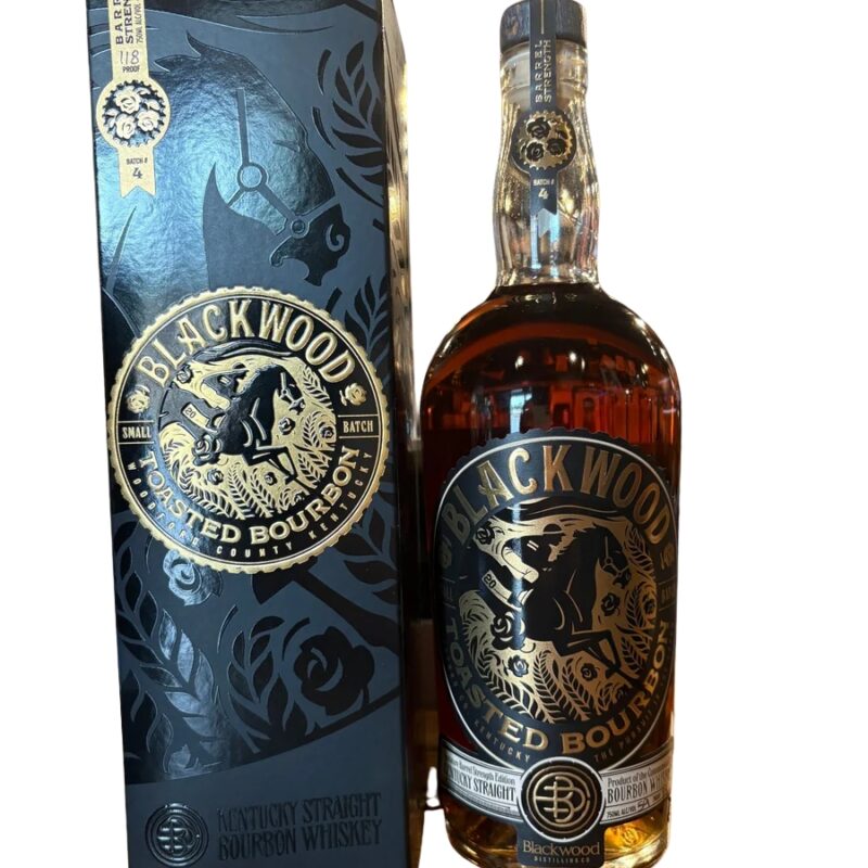 Blackwood Toasted Bourbon Barrel Strength Batch 4 118 Proof 750ml