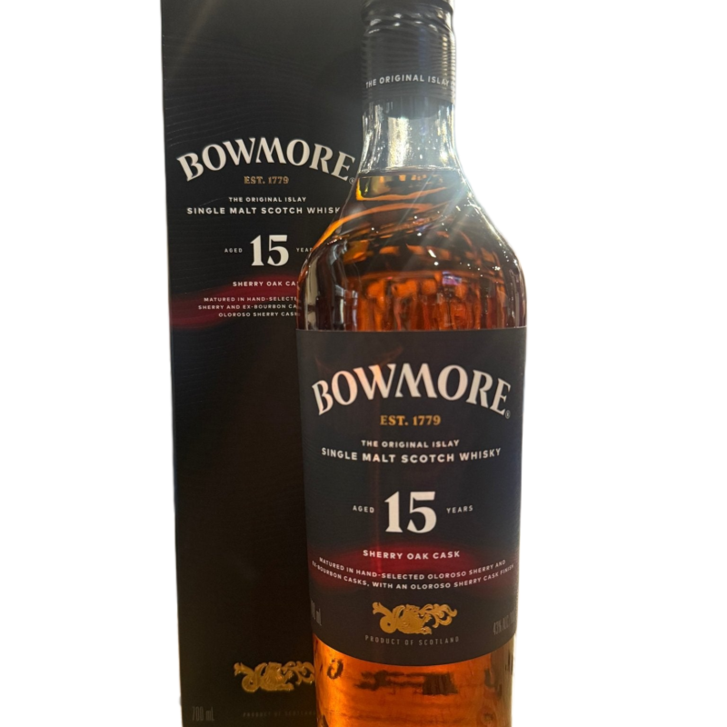Bowmore 15 Year Old Sherry Oak Single Malt Scotch Whisky 750ml
