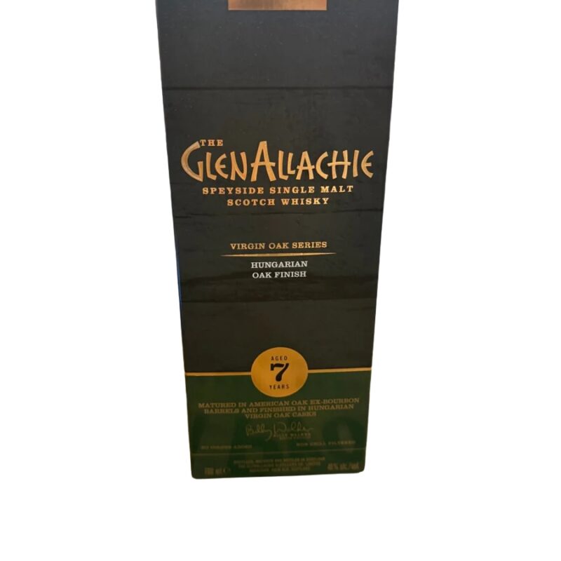 The Glenallachie 7 Year Virgin Oak Series Hungrian Oak Finish Single Malt Whisky 48% Alc 700ml