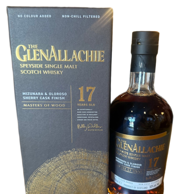 The Glenallachie 17 Year Old Mizunara & Oloroso Finish 50% Alc 700ml