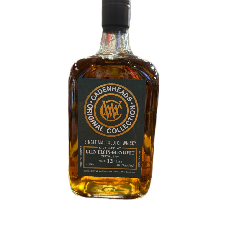 Cadenhead's 2012 Glen Elgin-glenlivet 12 Year Single Malt Whisky 700ml