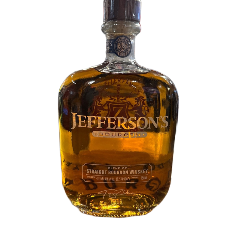 Jefferson's Straight Bourbon Whisky 82.3 Proof 750ml