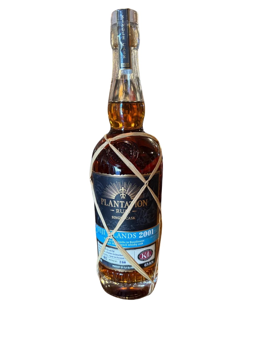 Plantation Rum Fiji Islands 2001 Rozelieurs Single Malt Cask Finished 750ml