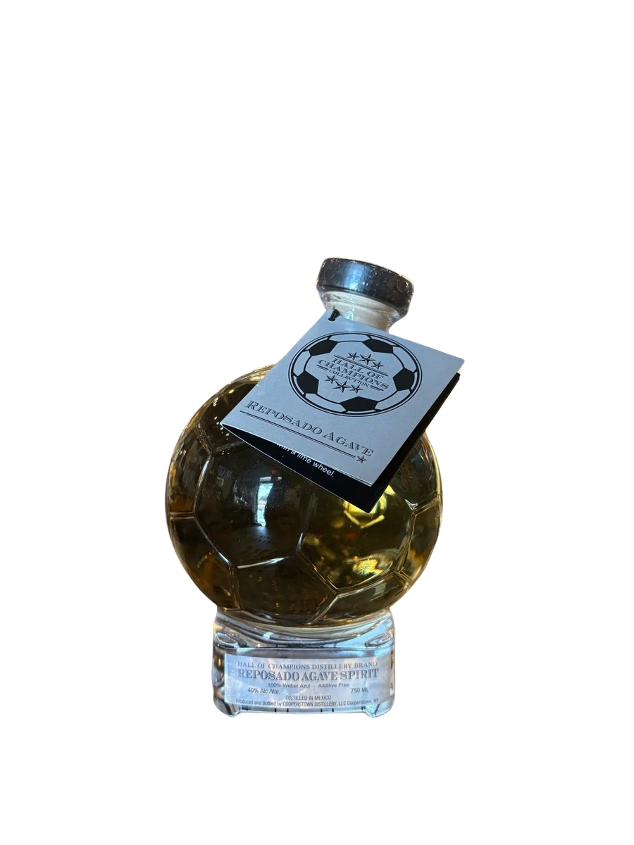 Hall of Champions Soccer Ball 80 Proof Reposado Agave Spirit Limited 750ml