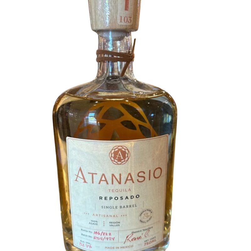 Atanasio Reposado Tequila Single Barrel 52.7% Alc 750 ml