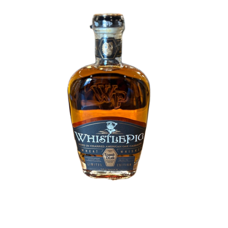 Whistlepig X Liquid Death 'gravestock' Wheat Whiskey Limited Edition 750ml