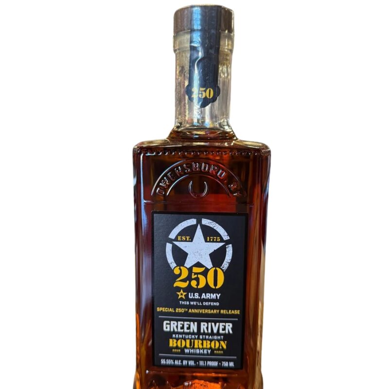 Green River Us Army 250th Anniversary 111.1 Proof Special Release Bourbon 750ml