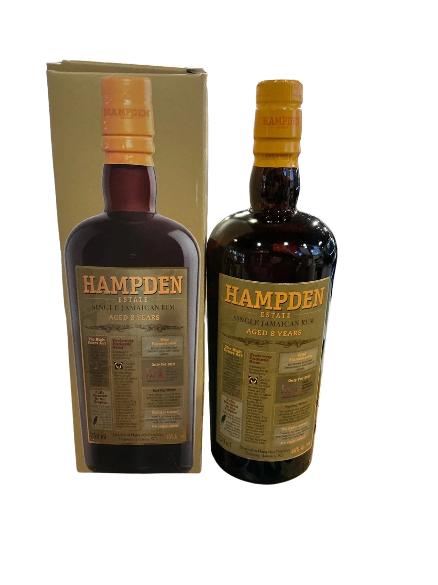 Hampden Estate 8 Year Old Pure Single Jamaican Rum 750ml