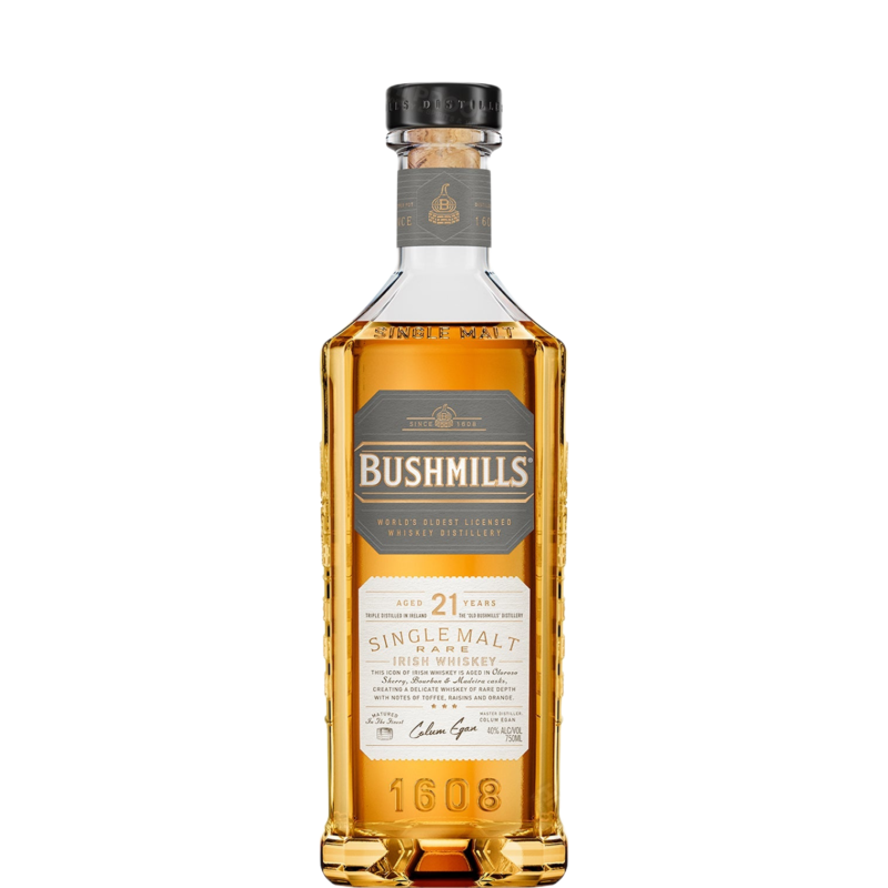Bushmills 21 Year Old Single Malt Irish Whiskey 750ml