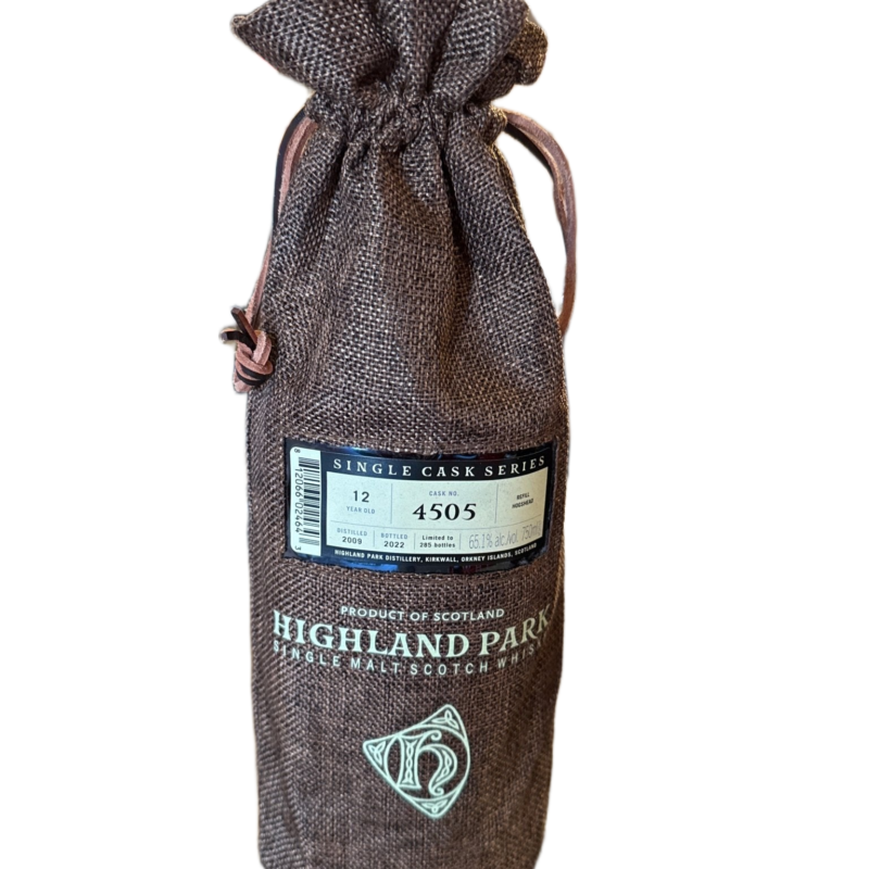Highland Park 12 Year Single Cask Single Malt Scotch 750ml (#4505)