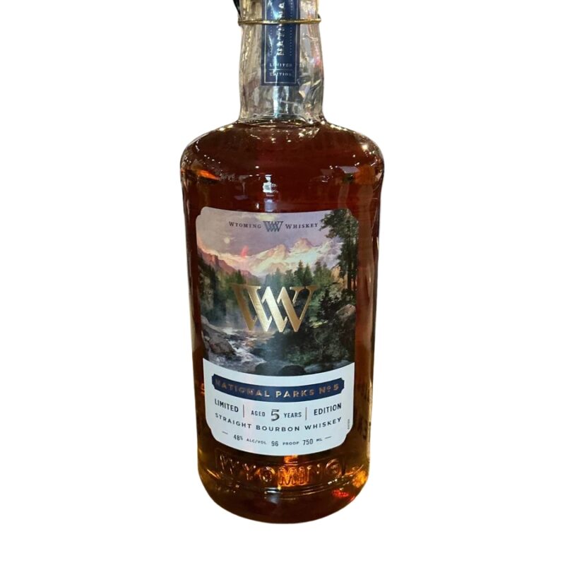 Wyoming Whiskey National Park No. 5 Aged 5 Year Limited Edition Straight Bourbon Whiskey 750ml