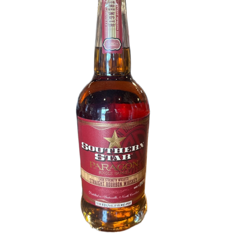 Southern Star Paragon Single Barrel Cask Strength Wheated Straight Bourbon Whiskey 750ml