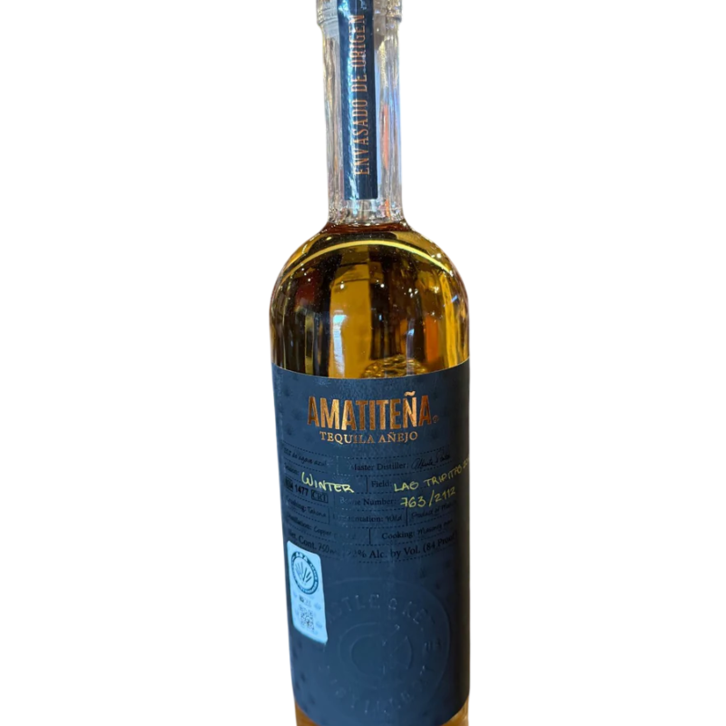 Amatitena Tequila Anejo Castle & Key Barrel Aged 84 Proof 750ml