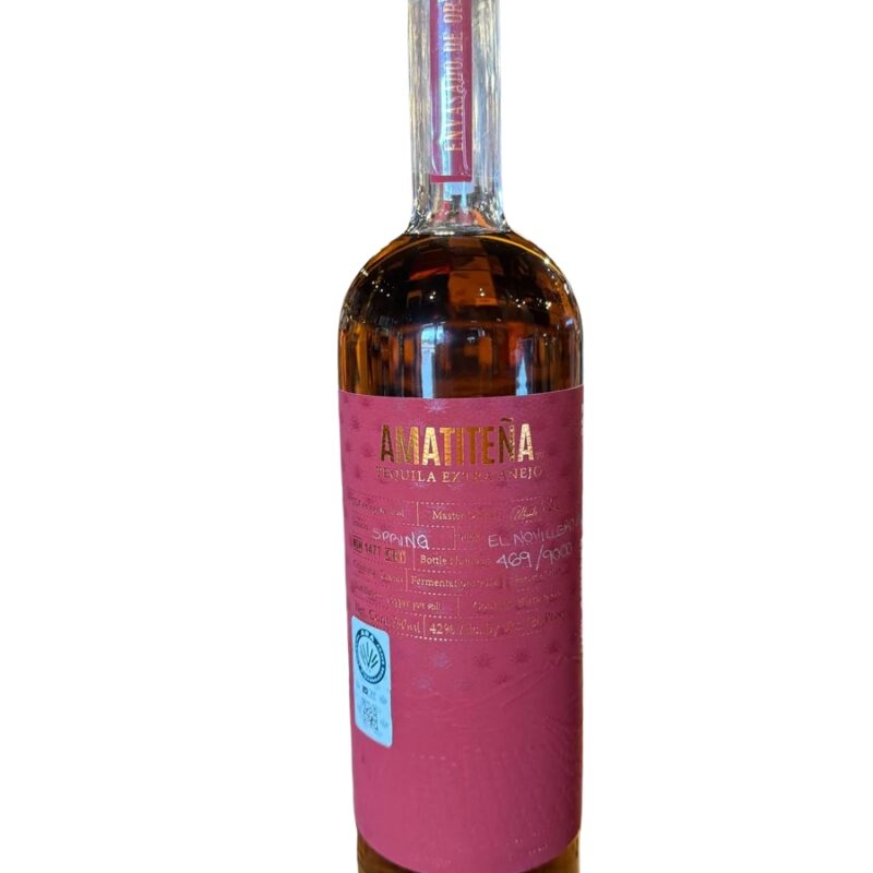 Amatitena Tequila Extra Anejo with 84 Proof 750ml