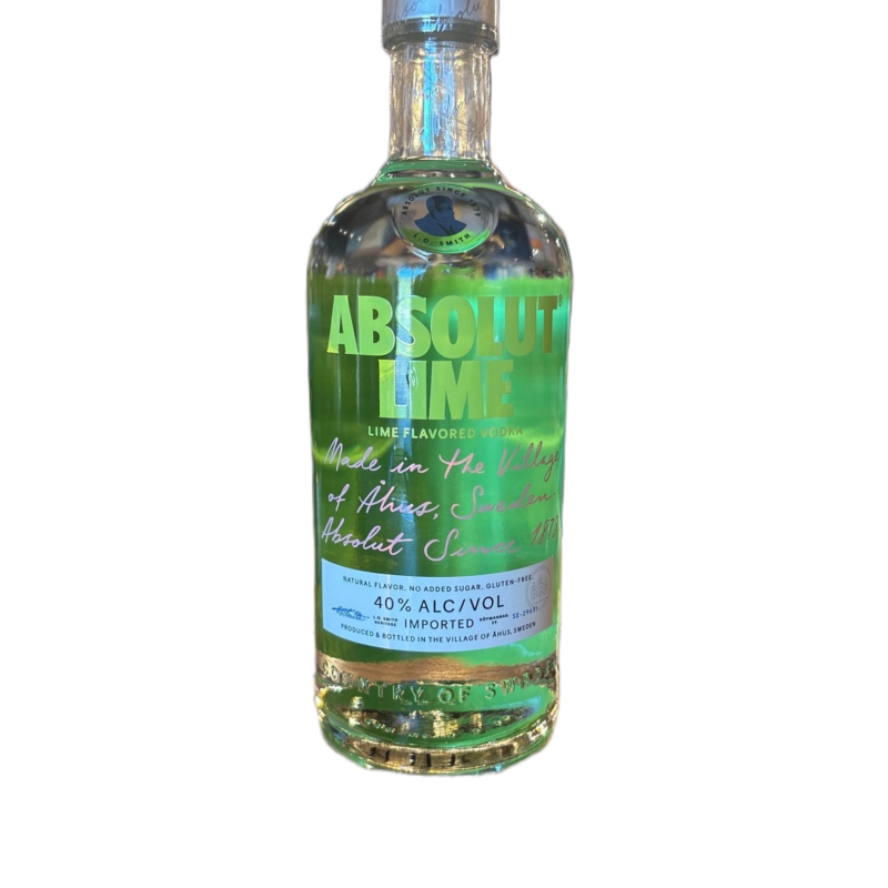 Absolut Lime Vodka - 750ml Bottle